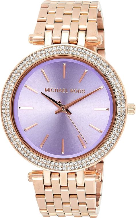 women's michael kors watch with blue and rose gold face|michael kors rose gold set.